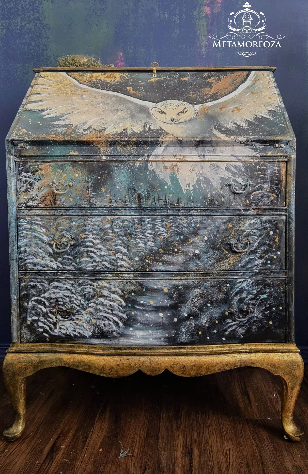 Snow Owl | Tissue or Rice Decoupage Paper