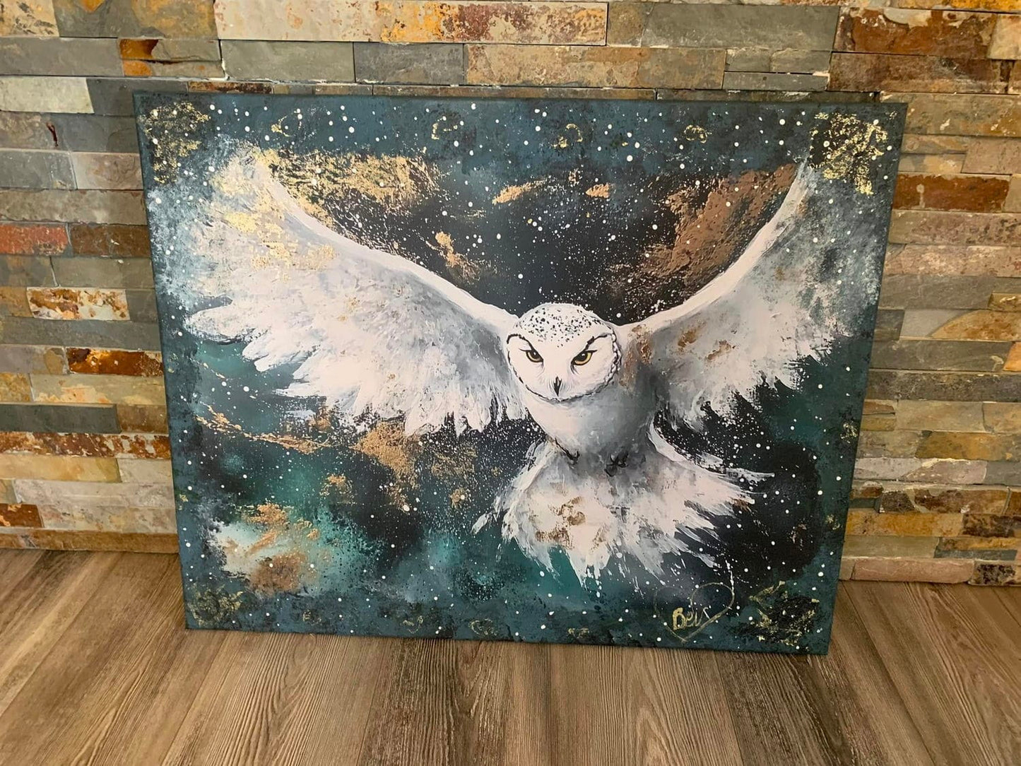 Snow Owl | Tissue or Rice Decoupage Paper