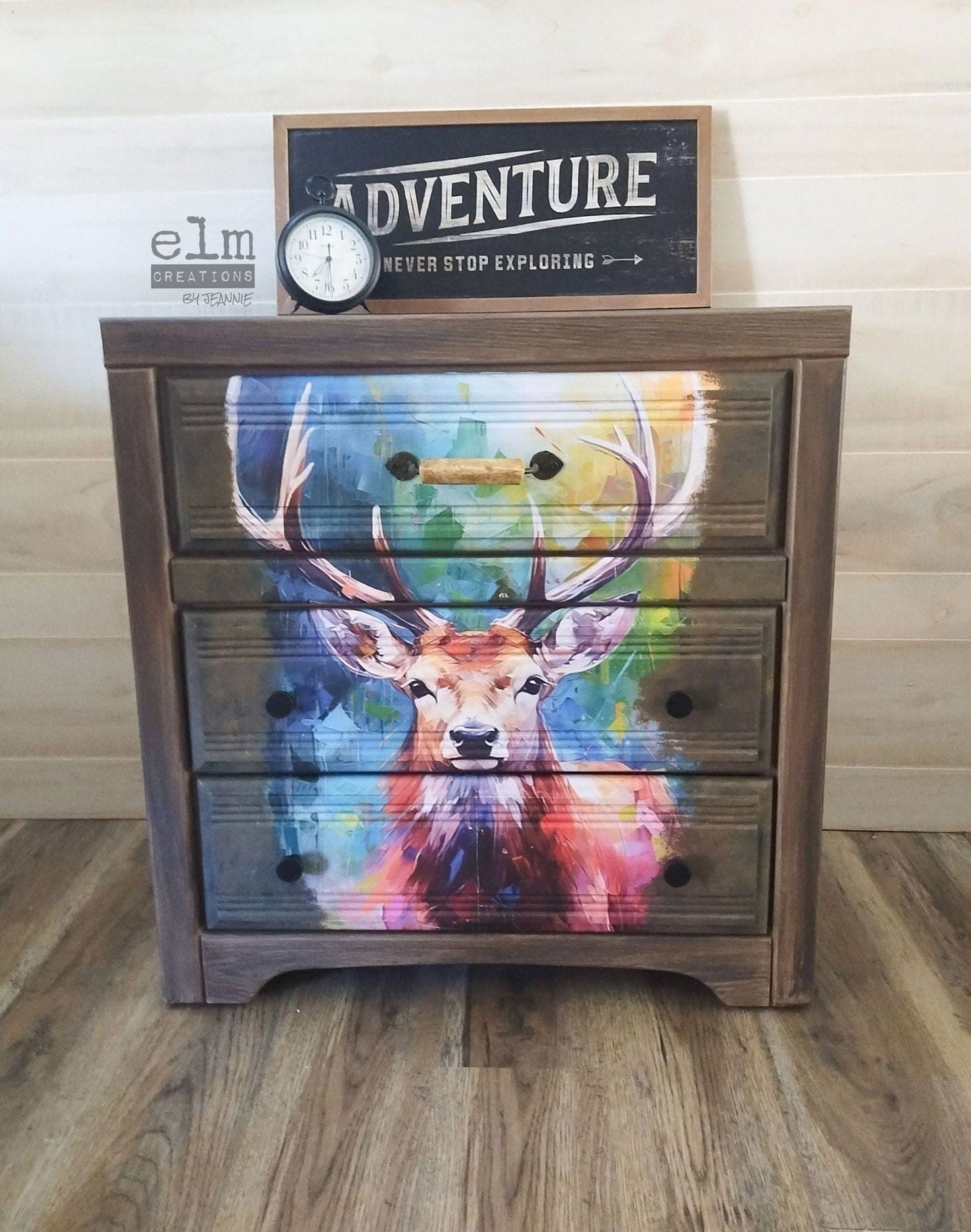 Buck Stops Here | Tissue or Rice Decoupage Paper